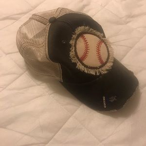 Grey baseball hat